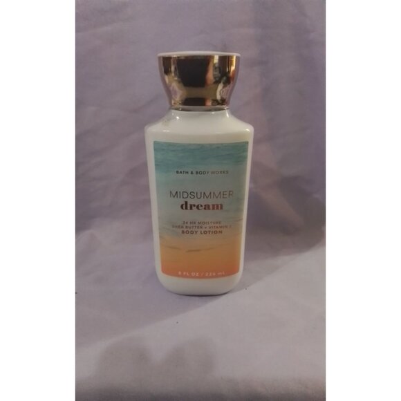 Bath & Body Works Midsummer Dream Body Lotion 8 Fl Oz Shea Butter & Vitamin E - Picture 1 of 3